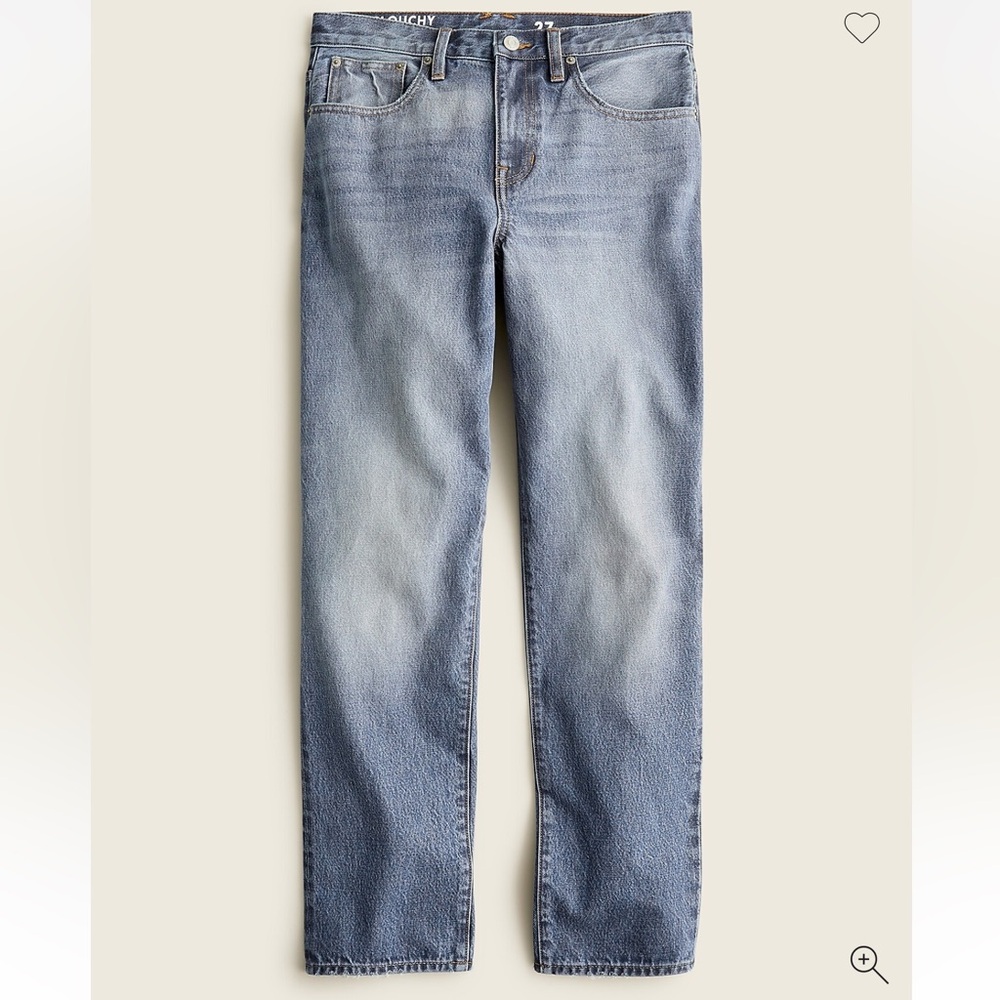 NWT J Crew Slouchy Boyfriend Jean in Paulette Wash